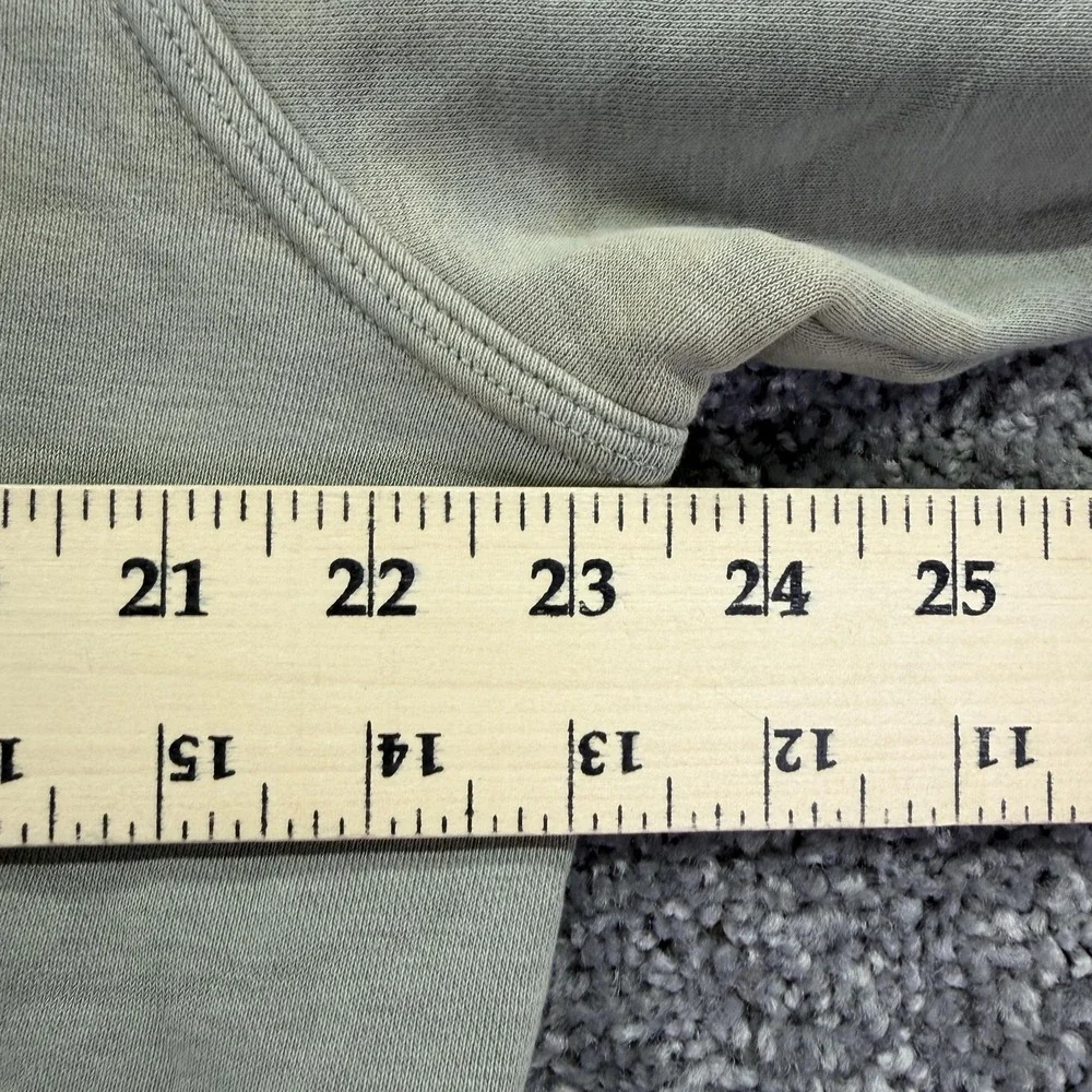 Nike Hoodie Mens Large Green Fleece Pullover Small Swoosh Kangaroo Pocket